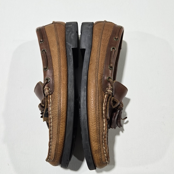 Sperry Top-Sider Leather Loafers Tassel Brown Mens 9M Boat Shoes Preppy Classic main image 6